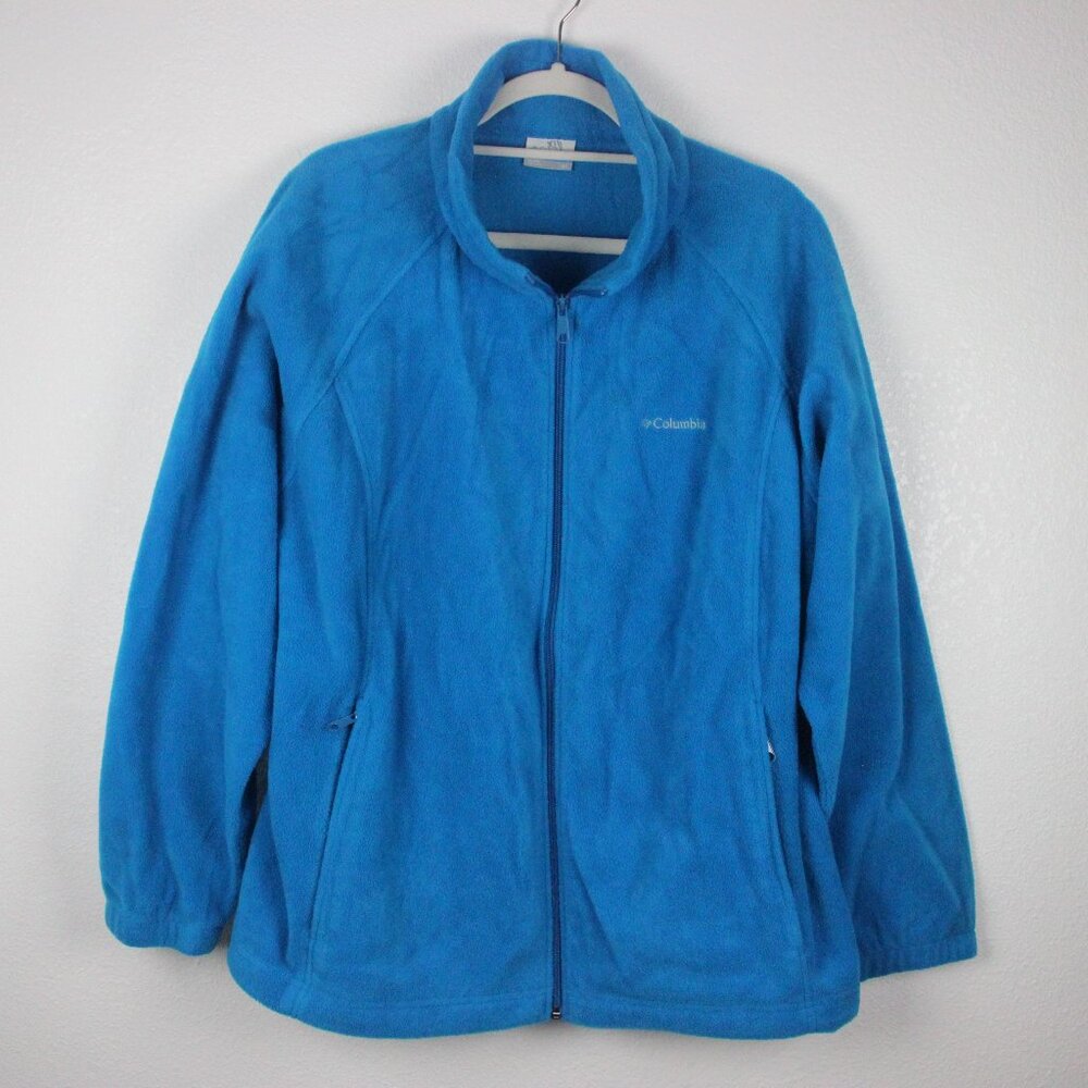 Columbia, Sweater, Women's 3X, Blue